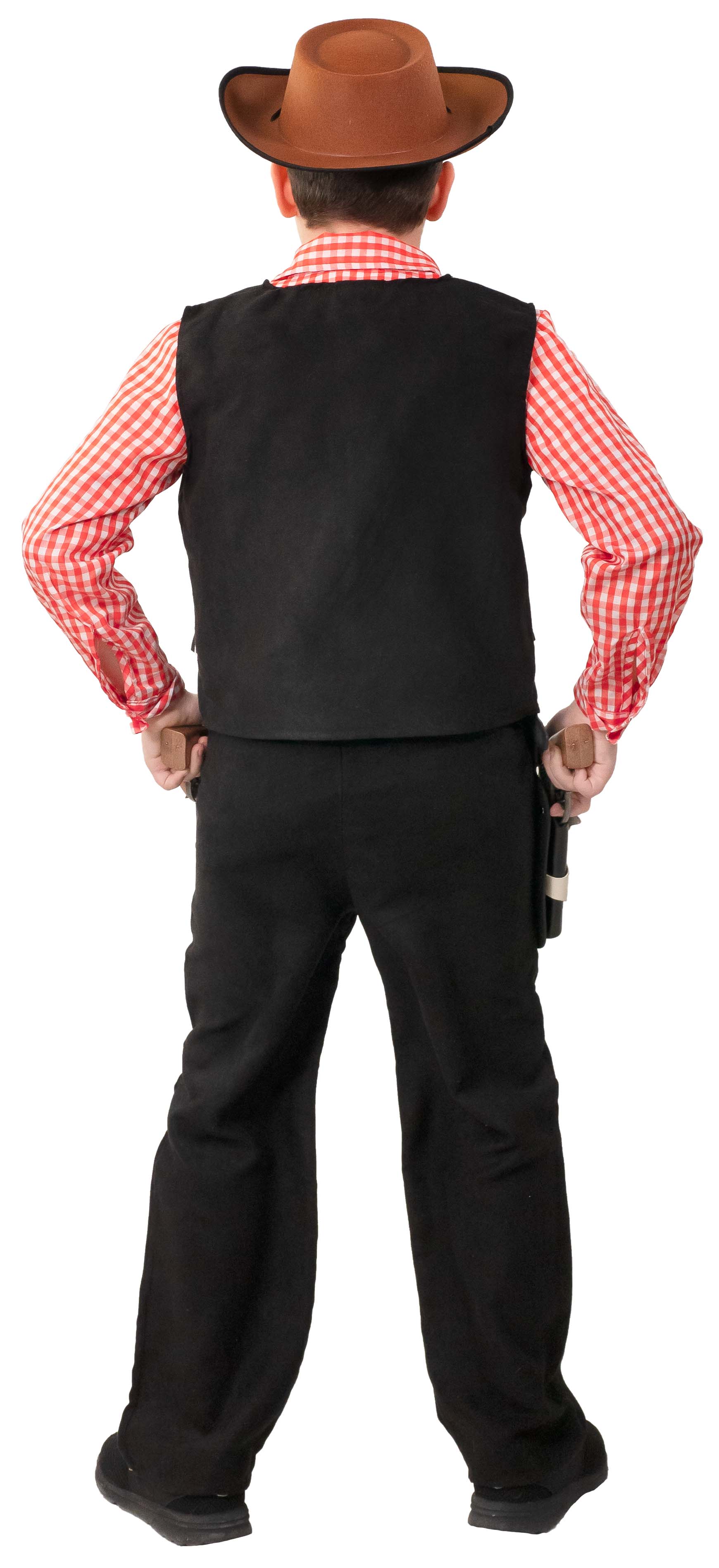 Kinderkostüm Cowboy 4-teilig, schwarz Kinderkostüm Cowboy 4-teilig, schwarz