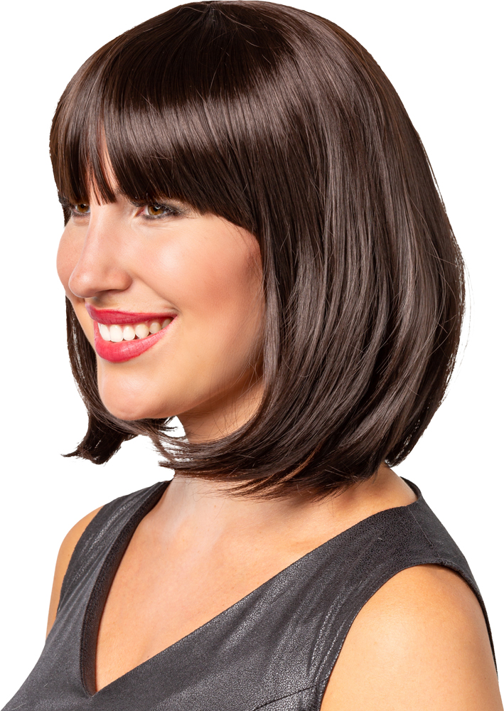 Perücke Long Bob, braun Perücke Long Bob, braun