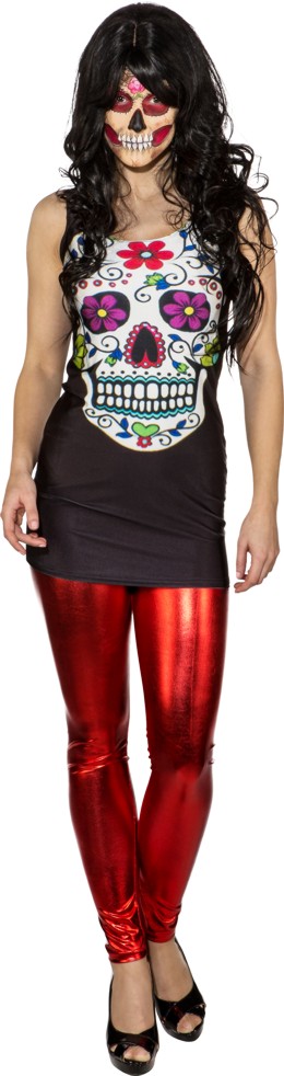 Minikleid Totenschädel