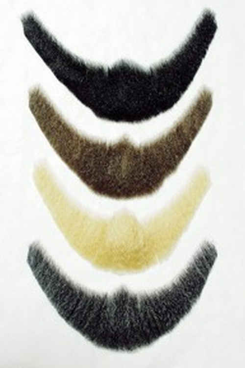Backenbart, braun  