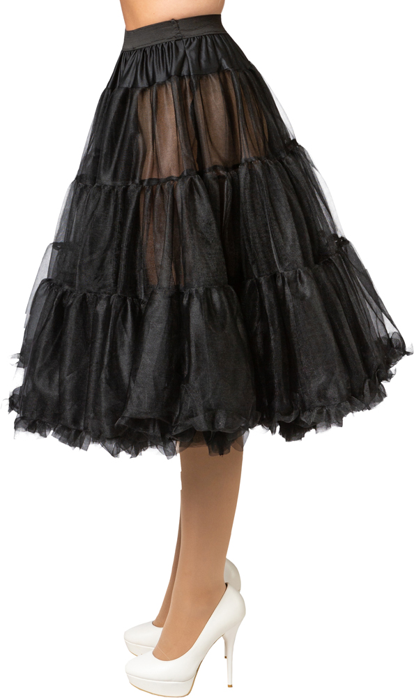 Petticoat 50er, schwarz Petticoat 50er, schwarz