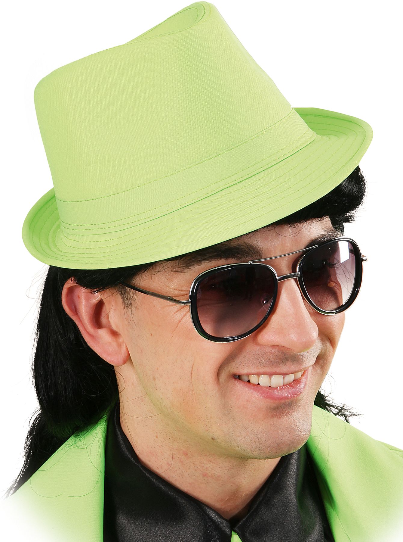 Discohut, neongrün
