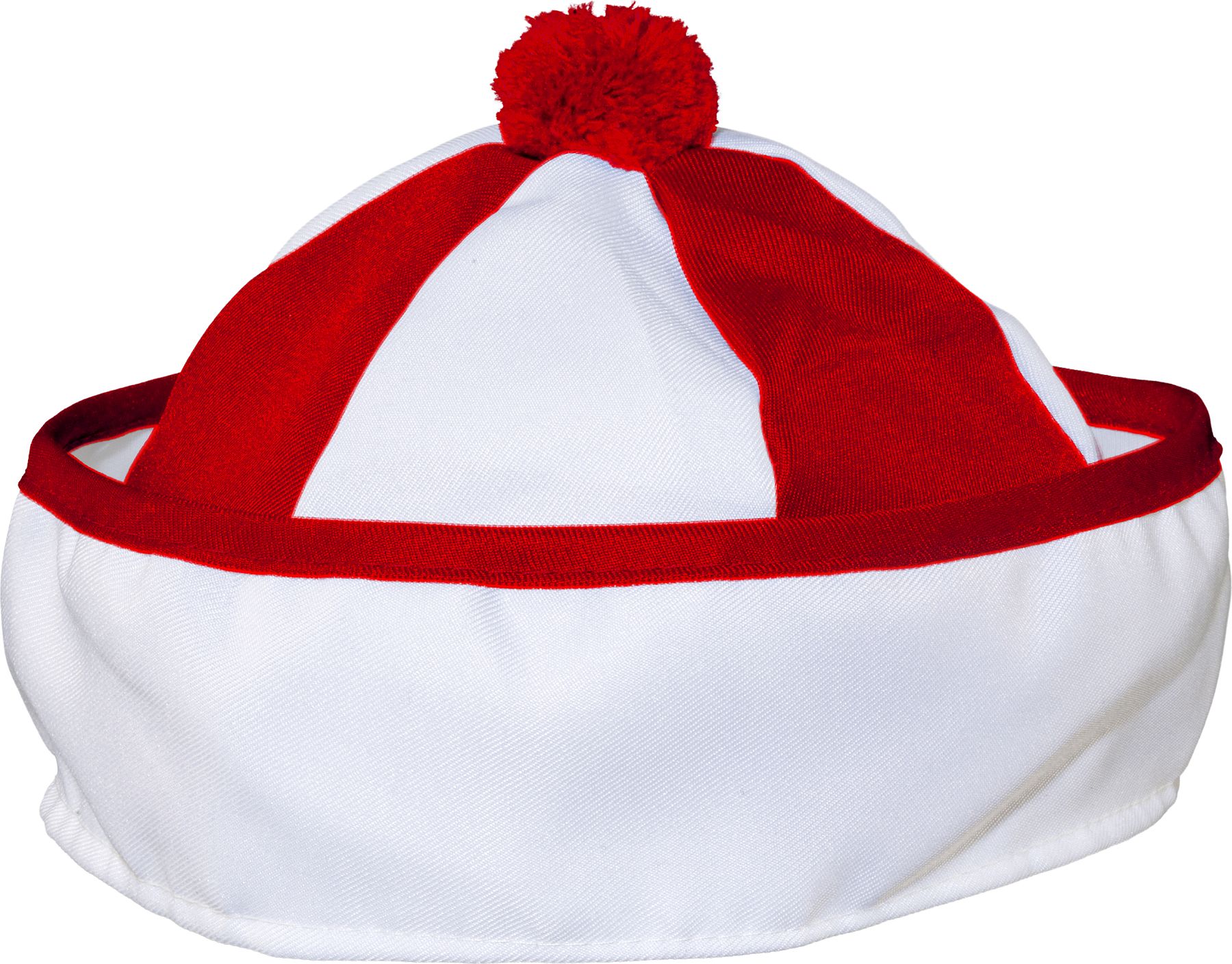Matrosenmütze, rot-weiß