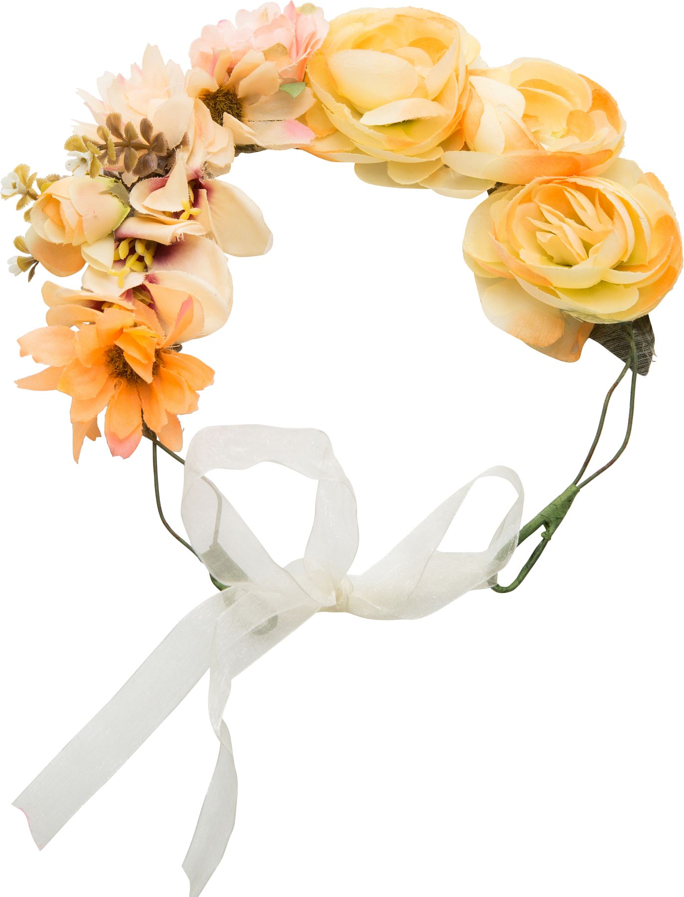 Blumenkranz Rosen gelb