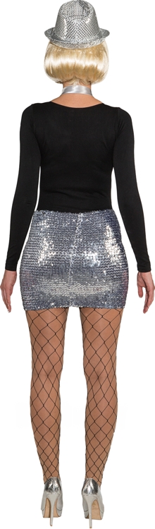 Pailletten Minirock/Top, silber Pailletten Minirock/Top, silber