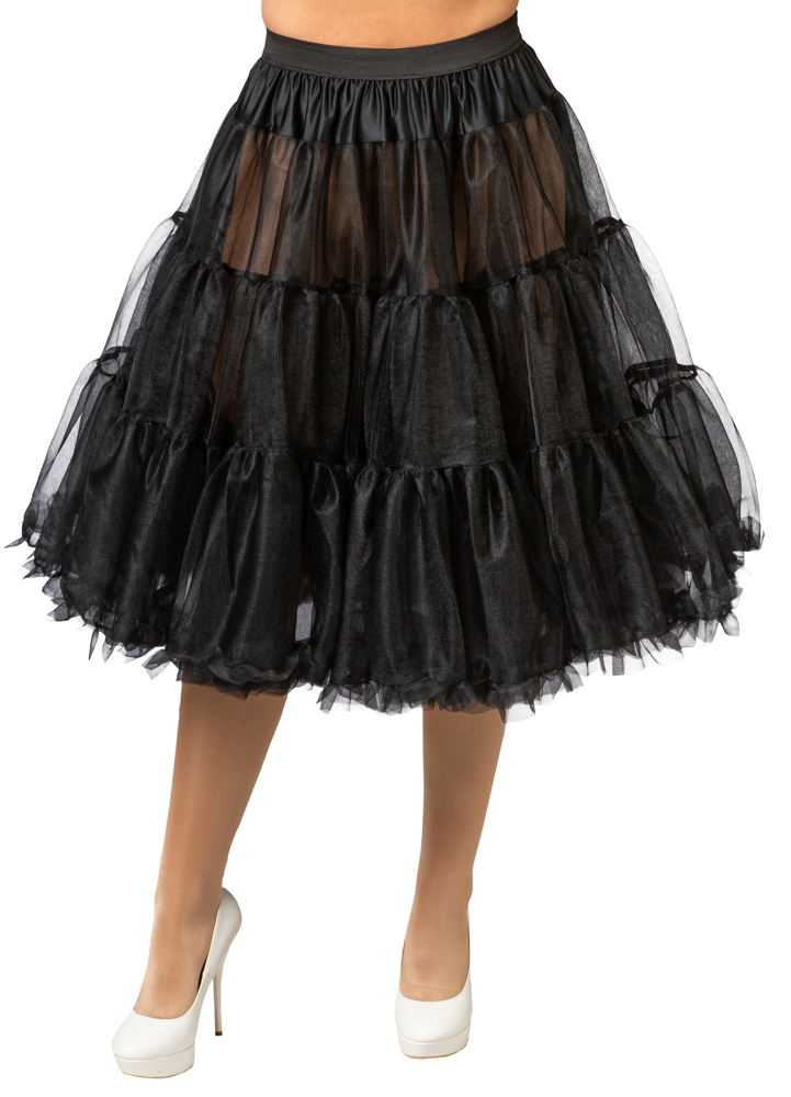 Petticoat 50er, schwarz Petticoat 50er, schwarz