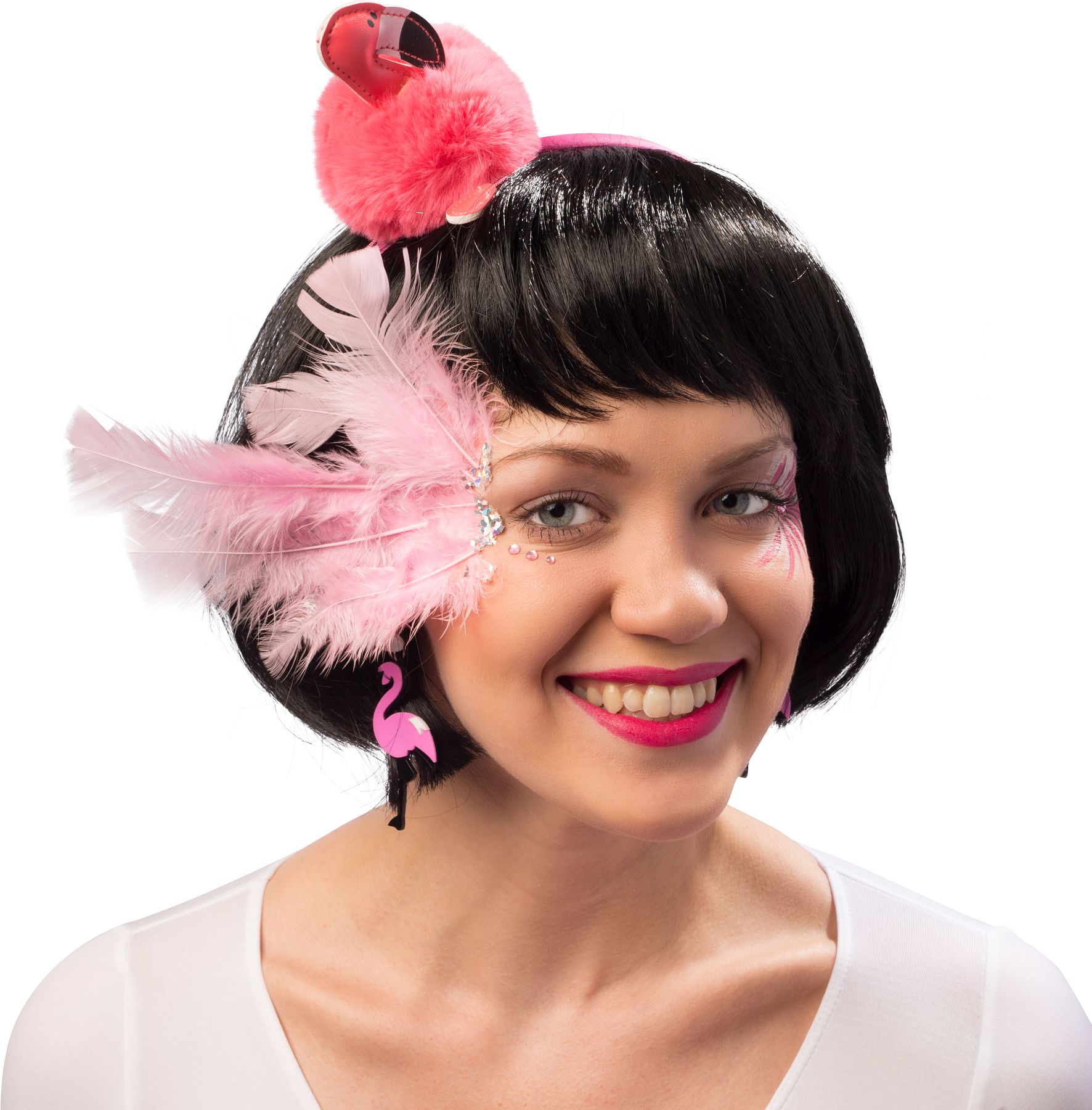 Haarreif Plüsch Flamingo 