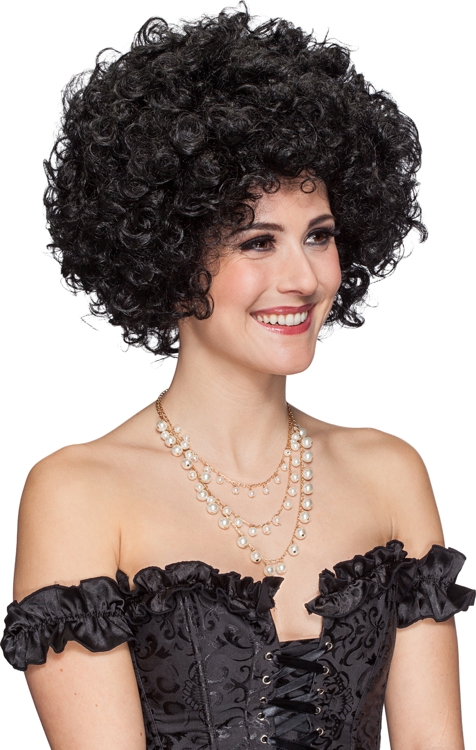 Hair große Locke, schwarz Hair große Locke, schwarz