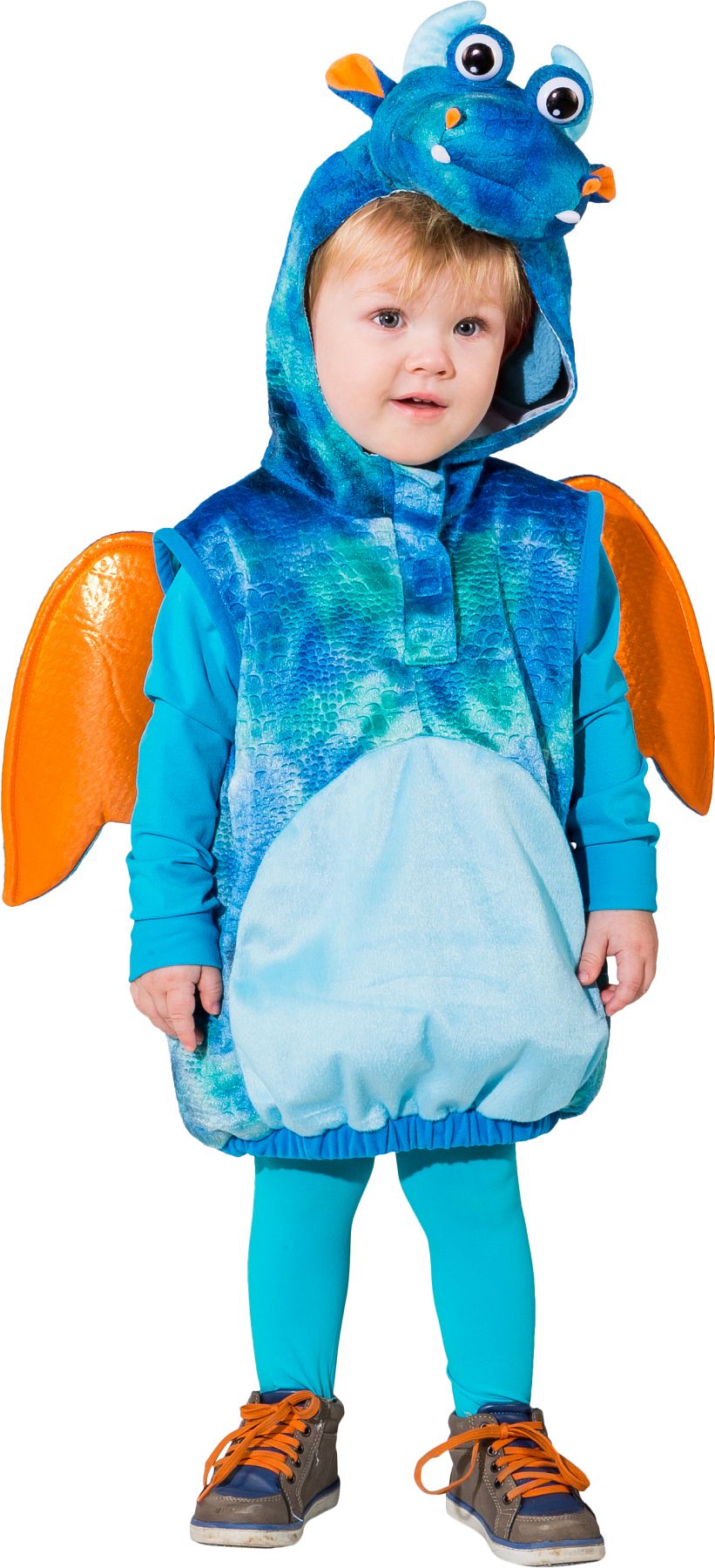 Weste Drache, blau