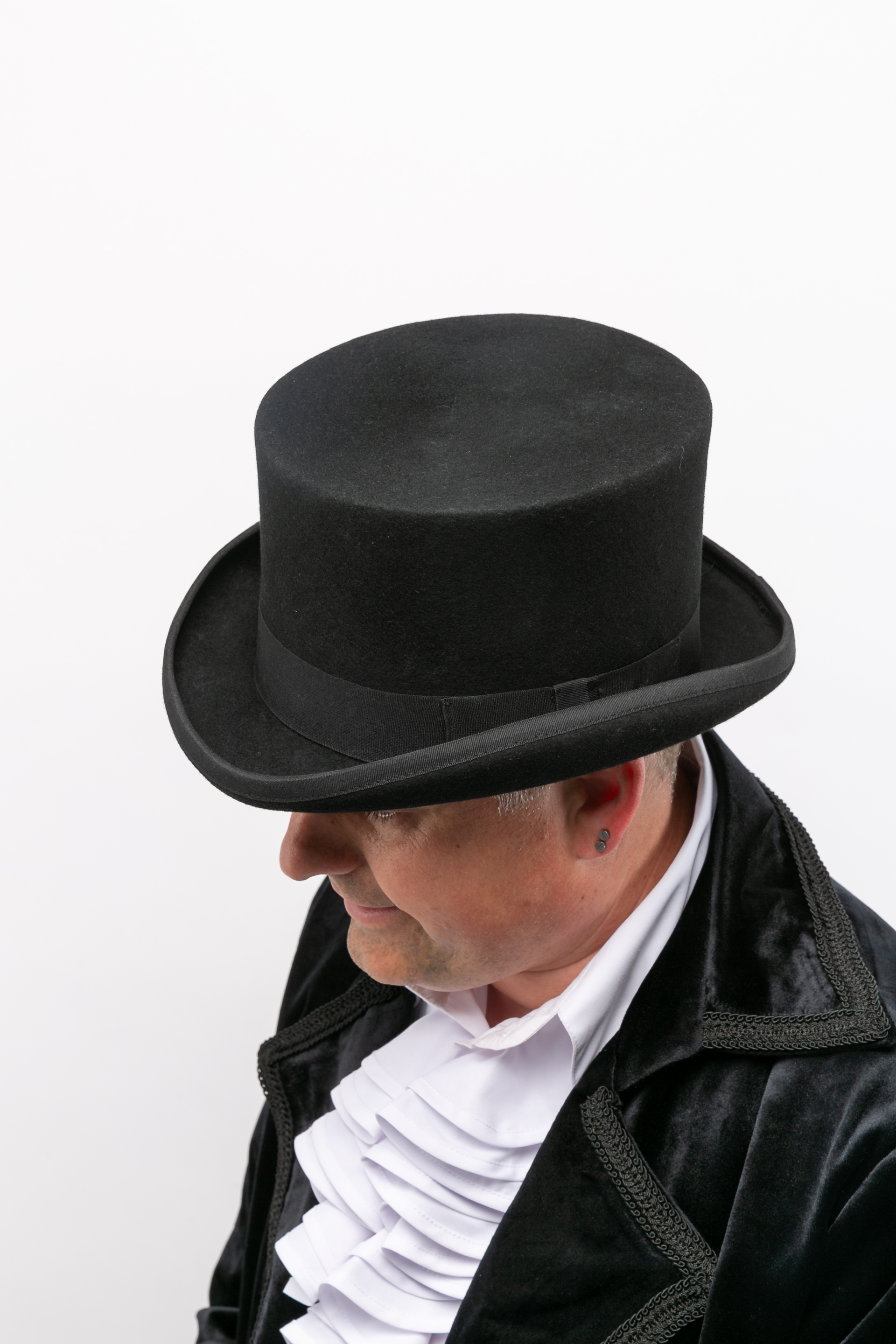 Zylinder Wollfilz, schwarz Zylinder Wollfilz, schwarz