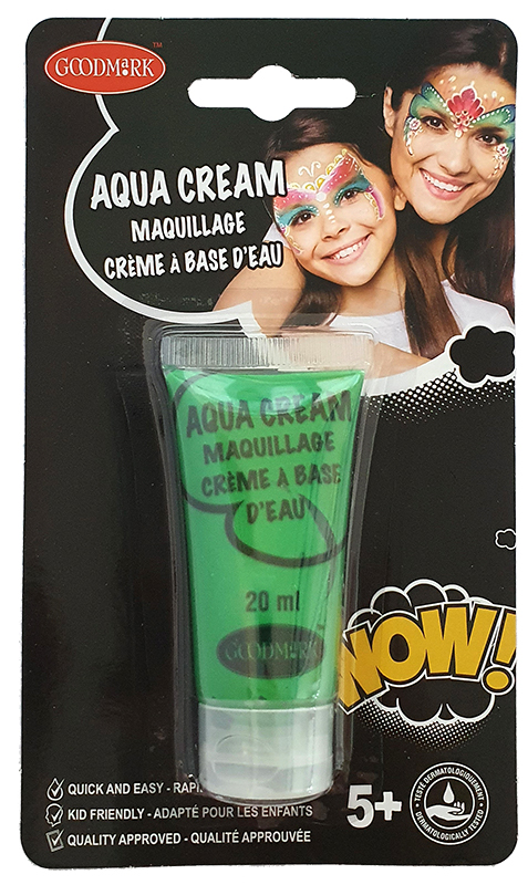 Aqua-Creme Schminke, grün Aqua-Creme Schminke, grün