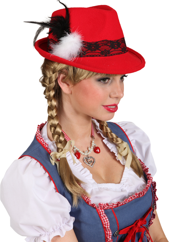 Bayernhut Lady, rot