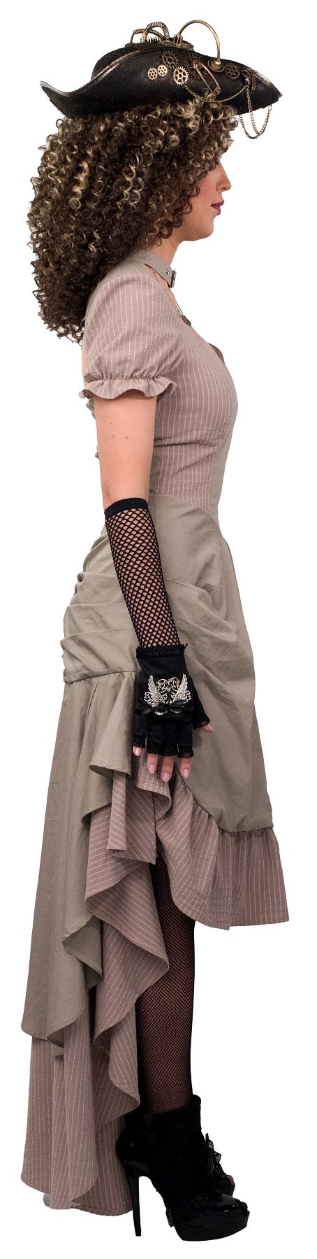 Kleid Steampunk Vokuhila Kleid Steampunk Vokuhila
