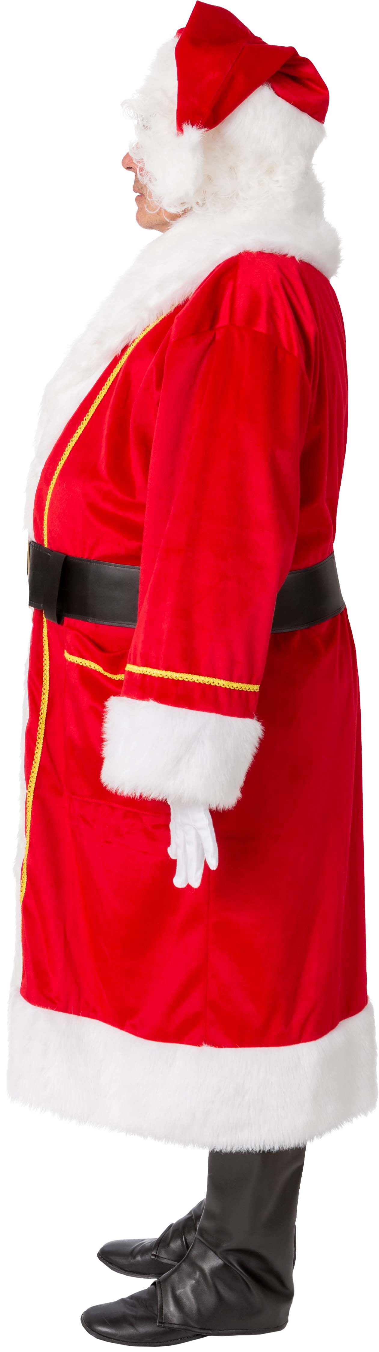 Weihnachtsmannmantel Samt, dunkelrot Weihnachtsmannmantel Samt, dunkelrot