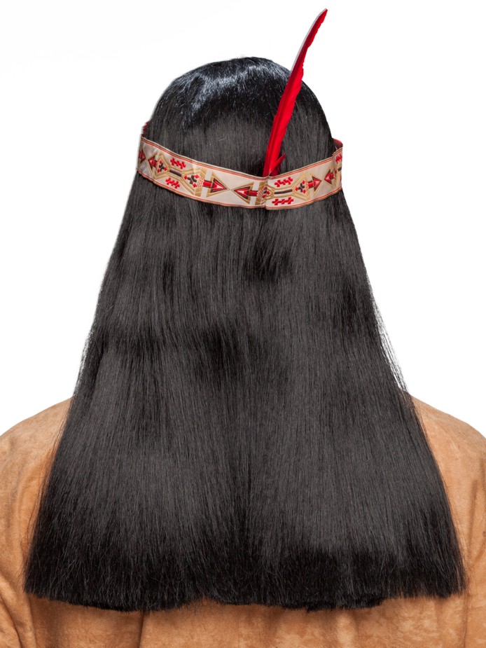 Indianer lang mit beigem Band