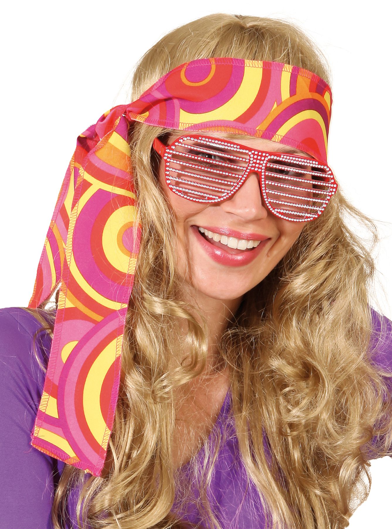 Brille Glamour, rot