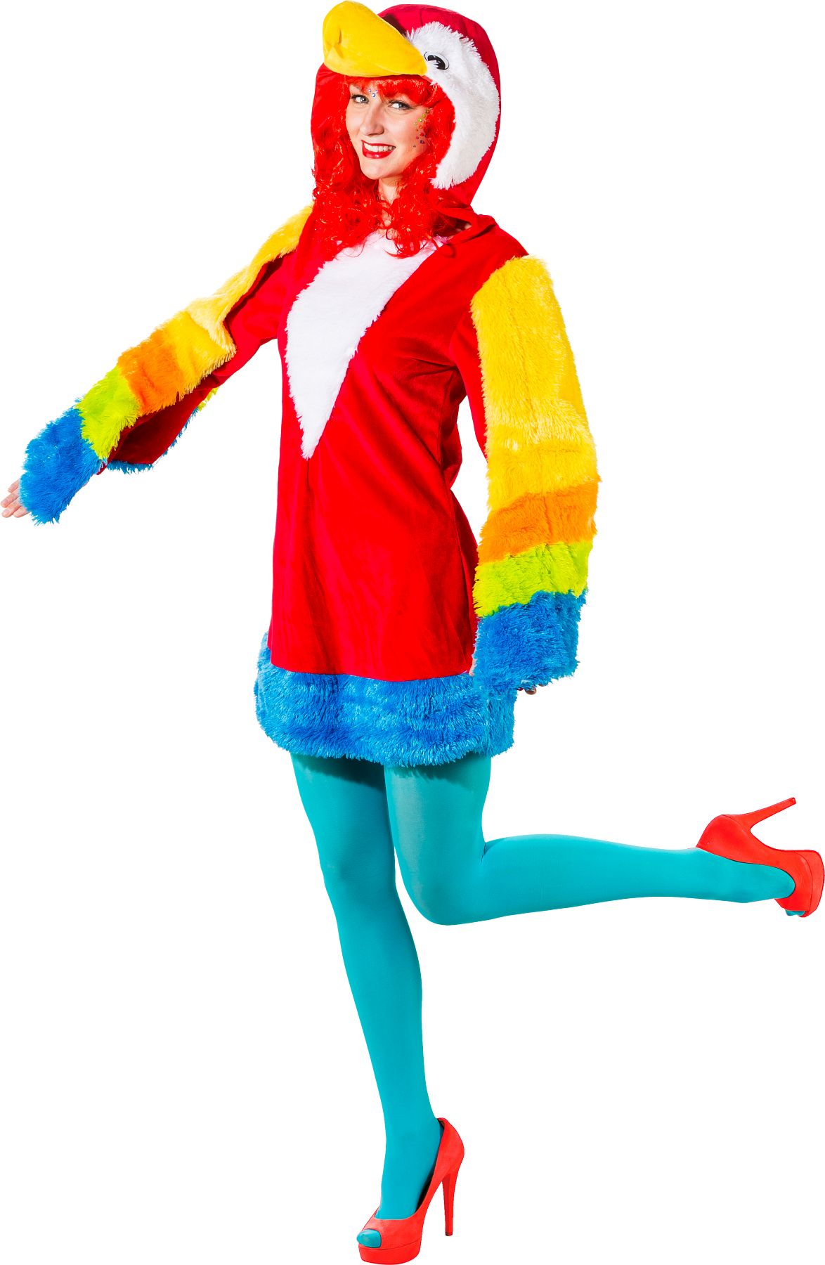 Papagei Kleid 