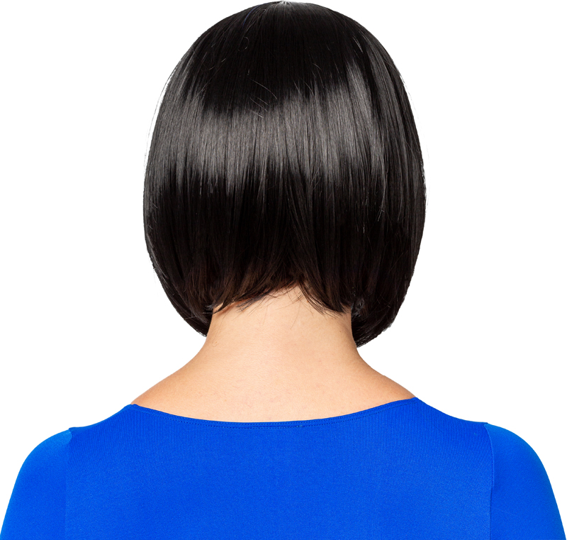 Perücke Long Bob, schwarz Perücke Long Bob, schwarz