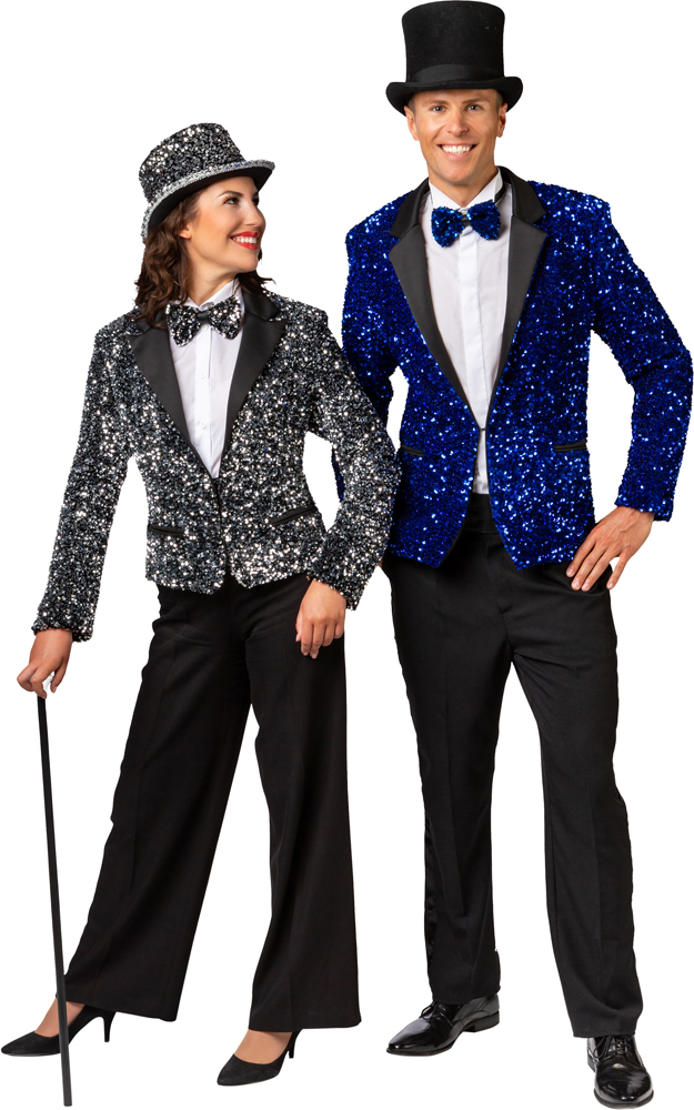 Damenjacke Pailletten, silber Damenjacke Pailletten, silber