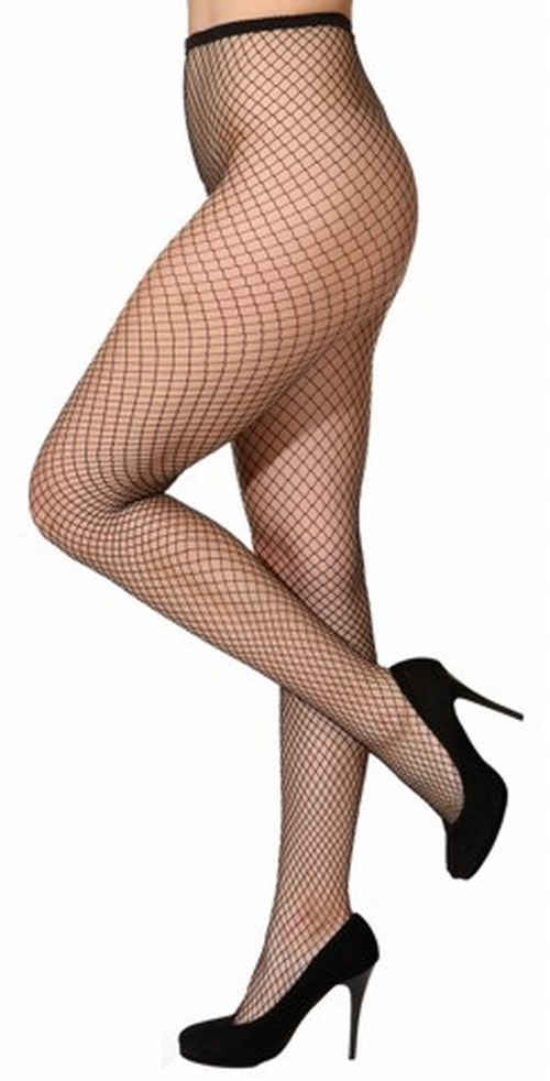 Netzstrumpfhose, kleines Netz schwarz