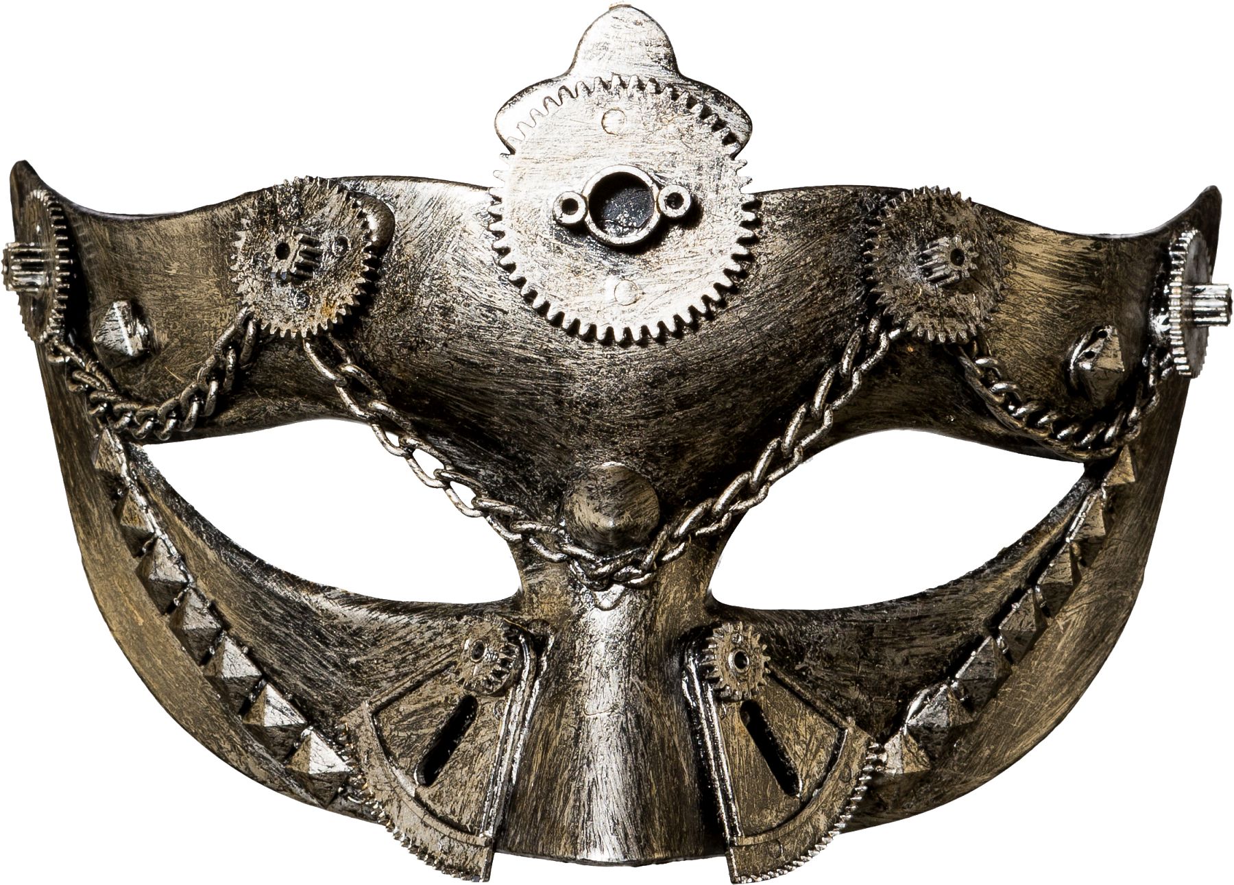 Steampunk Augenmaske silber