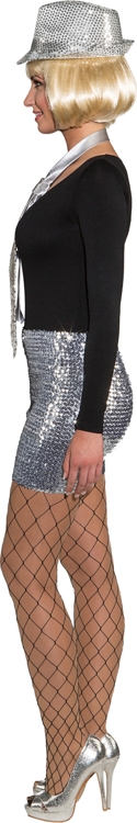 Pailletten Minirock/Top, silber Pailletten Minirock/Top, silber