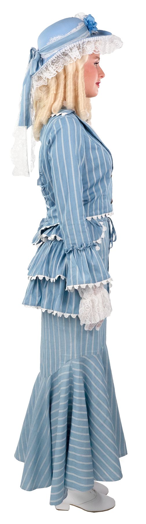 Kostüm Biedermeier, hellblau Kostüm Biedermeier, hellblau
