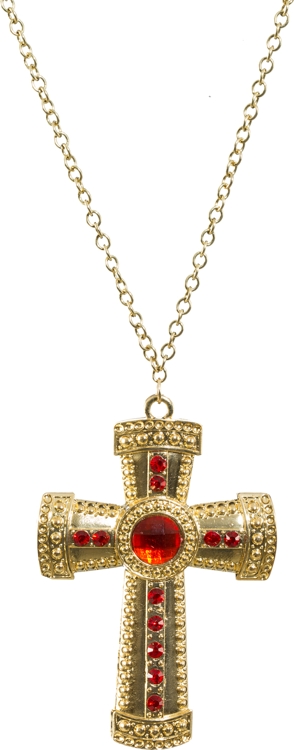 Kette Sankt Nikolaus mit Kreuz de Luxe