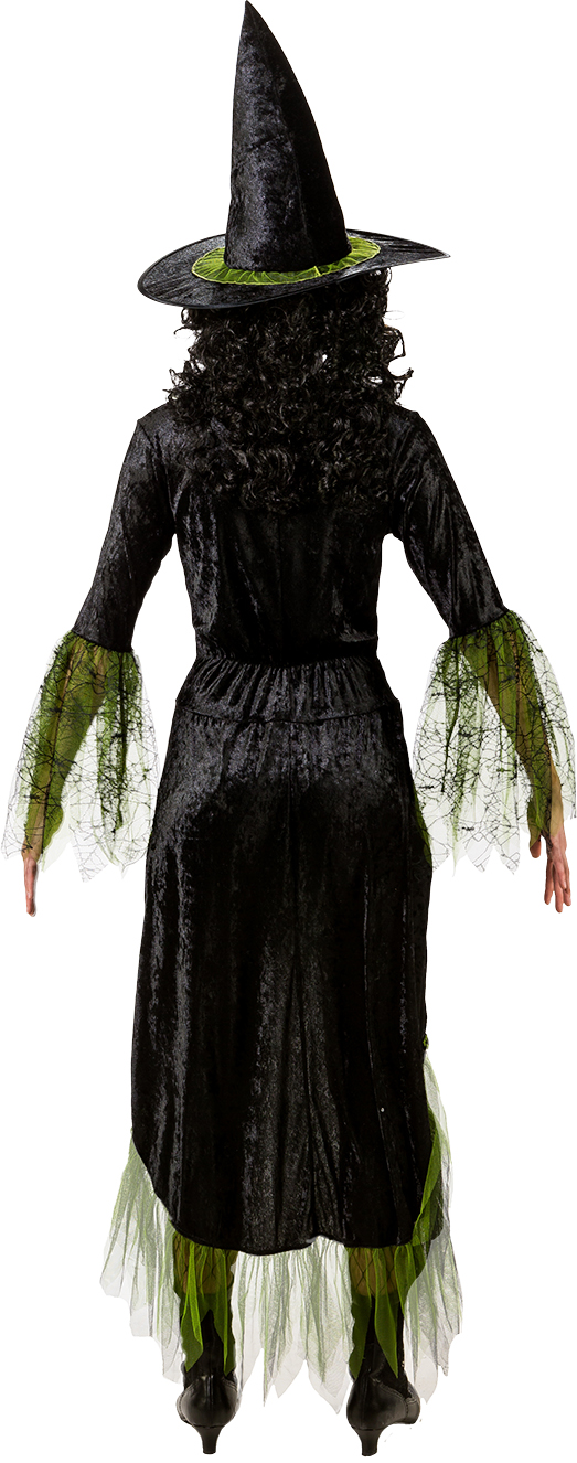 Hexenkleid schwarz-grün Hexenkleid schwarz-grün