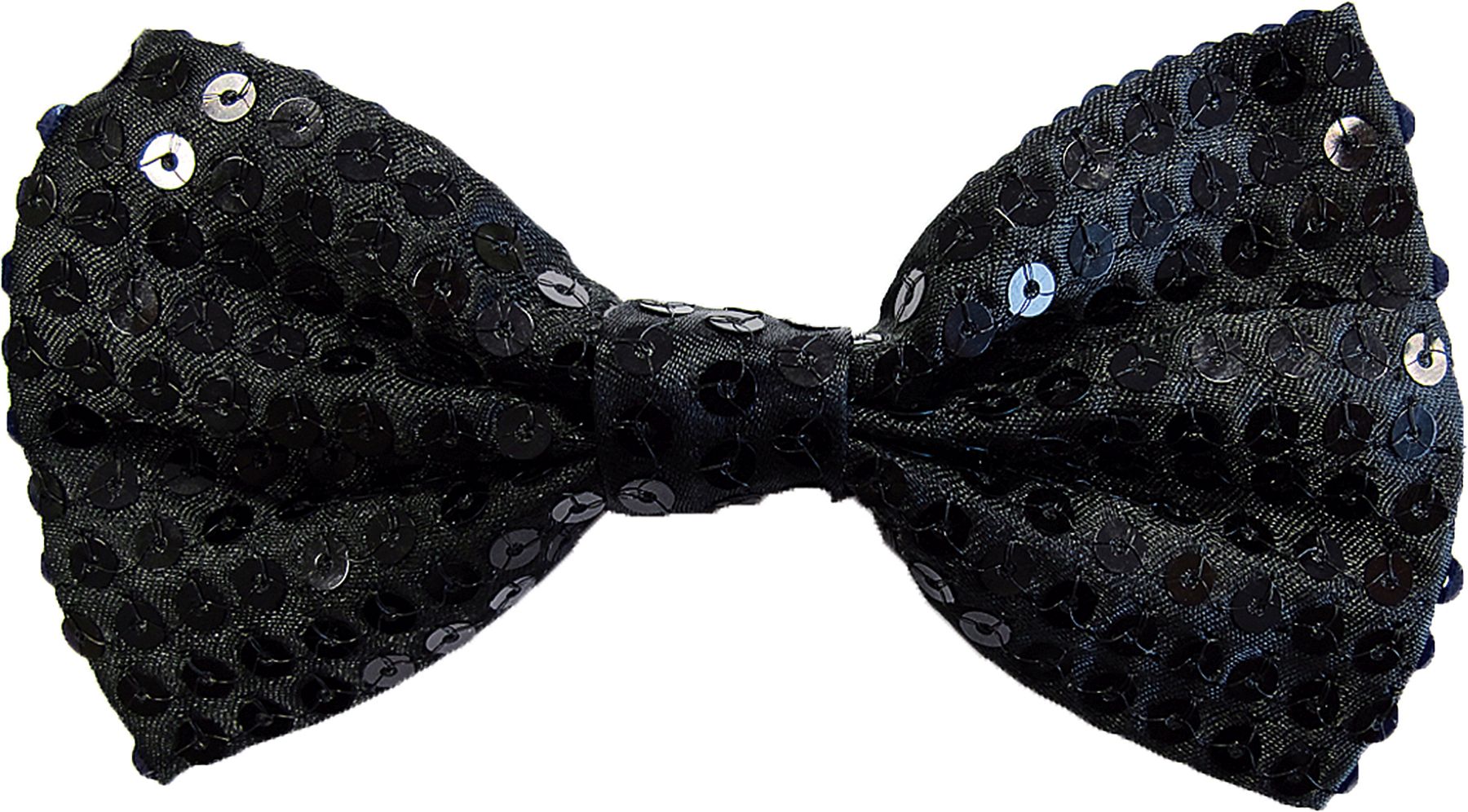 Paillettenschleife Basic, schwarz