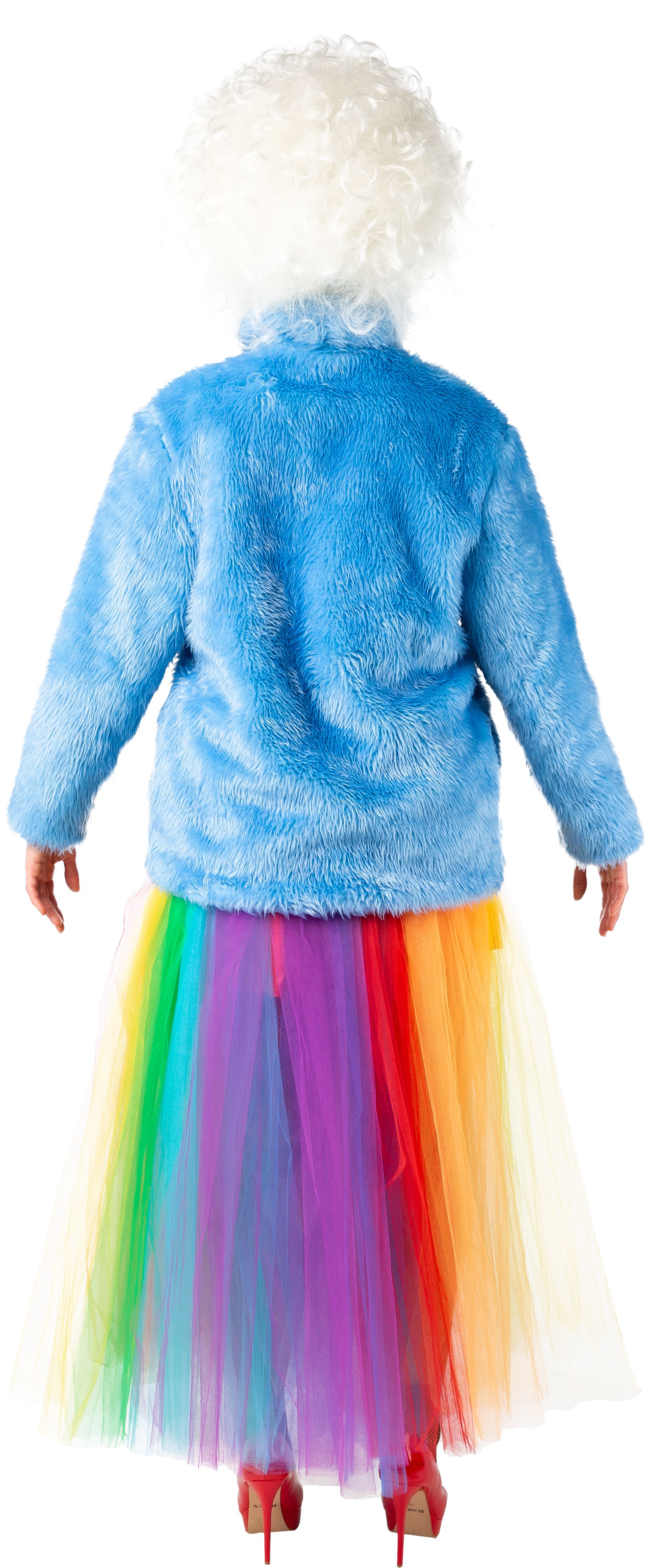 Plüsch-Jacke, hellblau, L/XL Plüsch-Jacke, hellblau, L/XL
