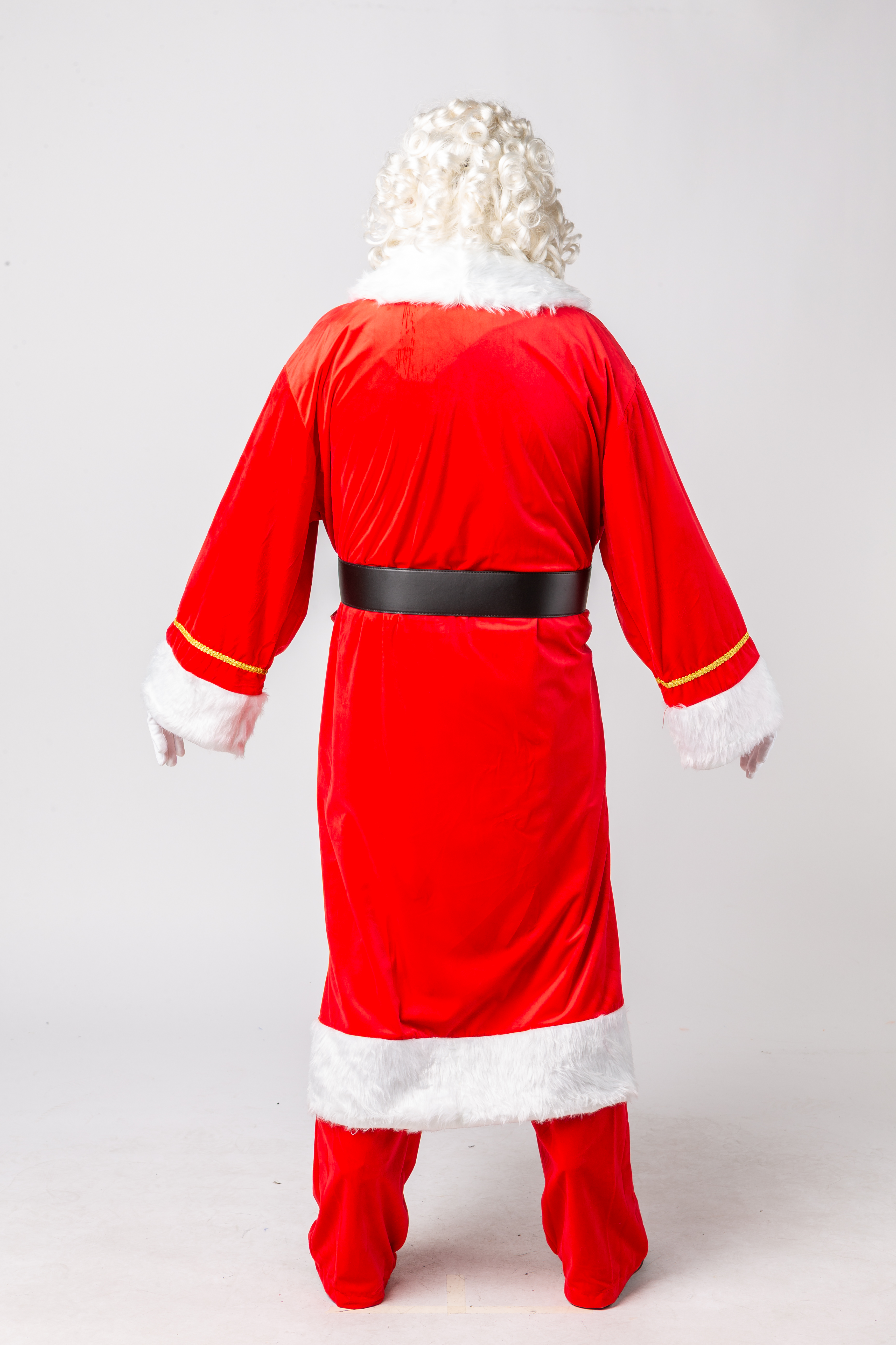 Weihnachtsmannmantel Samt, hellrot Weihnachtsmannmantel Samt, hellrot