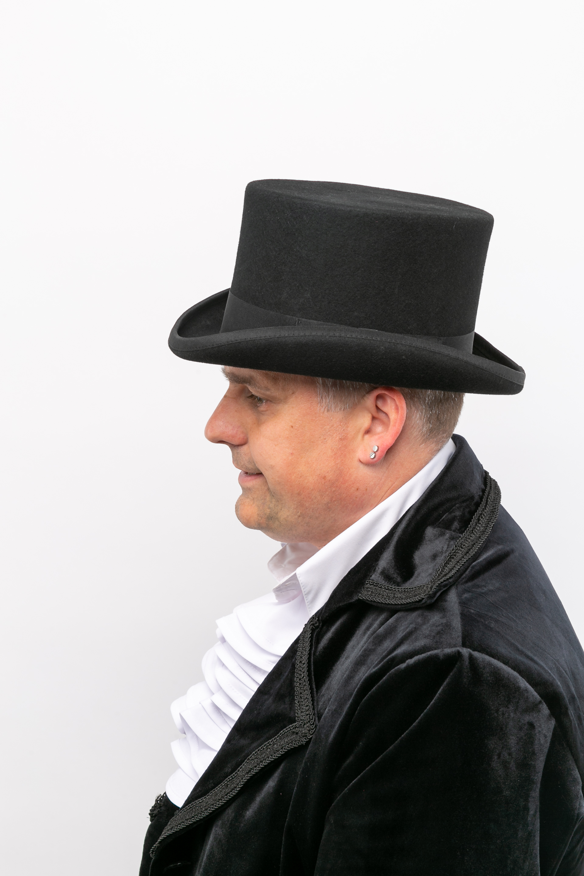 Zylinder Wollfilz, schwarz Zylinder Wollfilz, schwarz