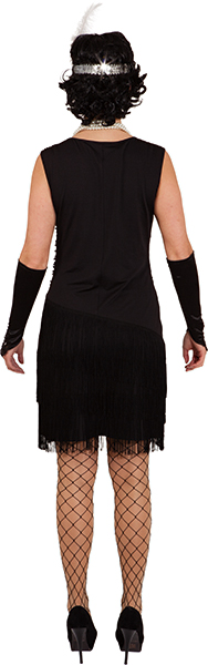 Charlestonkleid, schwarz  