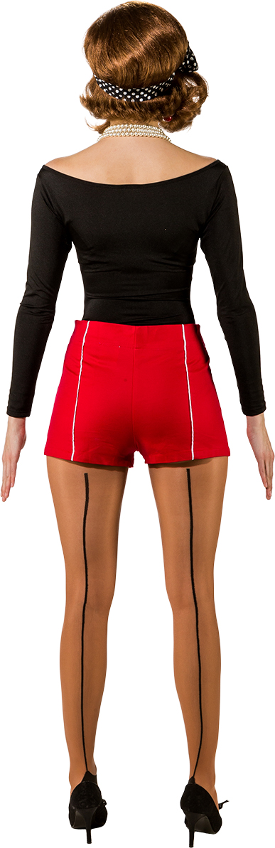 Shorts Rockabilly, rot Shorts Rockabilly, rot