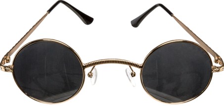 Brille runde Gläser