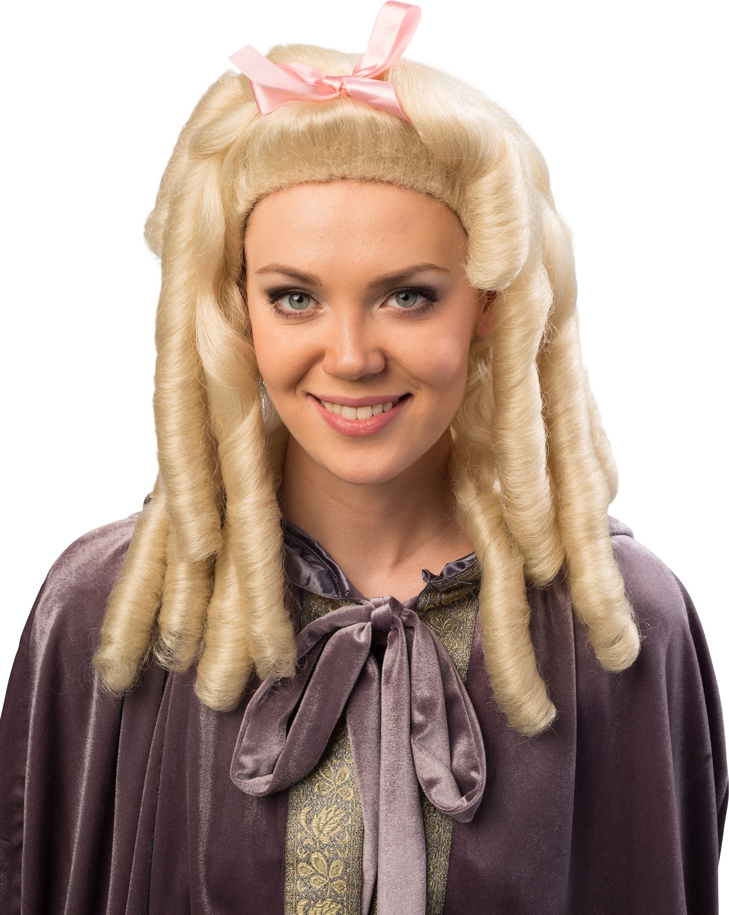 Perücke Korkenzieherlocken blond