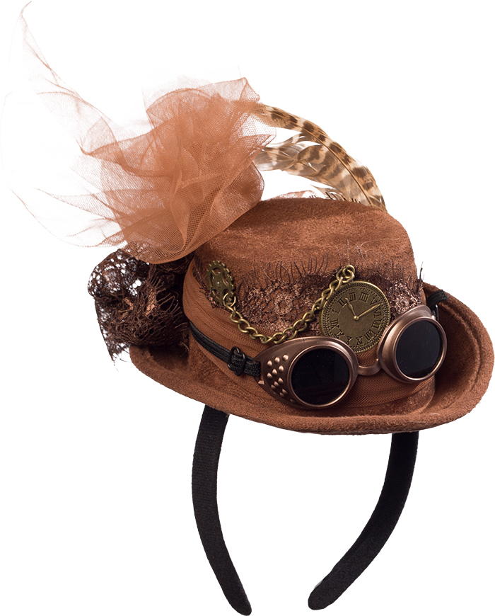 Minihut Steampunk braun
