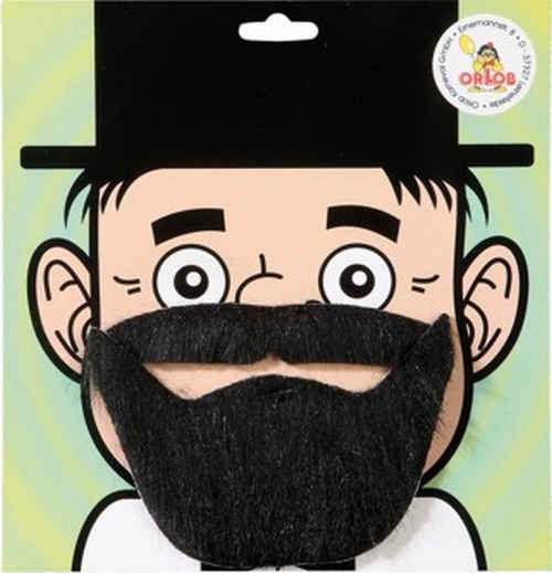 Piratenbart, schwarz 