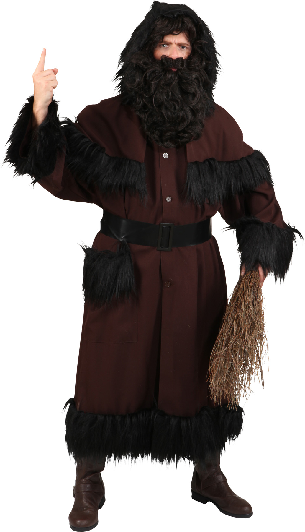 Knecht Ruprecht, schwarz-braun