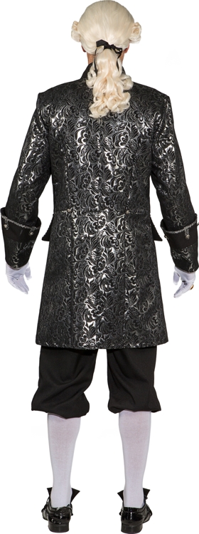 Brokatjacke, schwarz-silber Brokatjacke, schwarz-silber