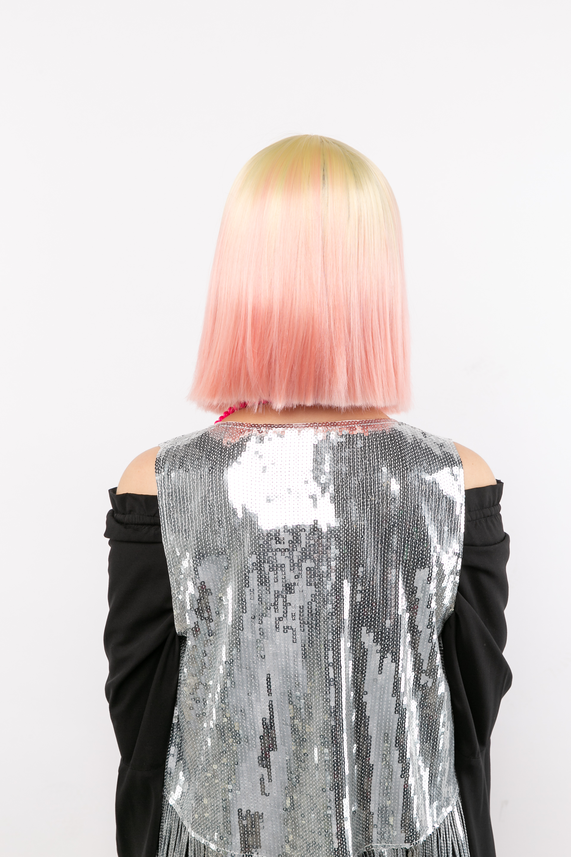Perücke Zenda, blond-rosa Perücke Zenda, blond-rosa