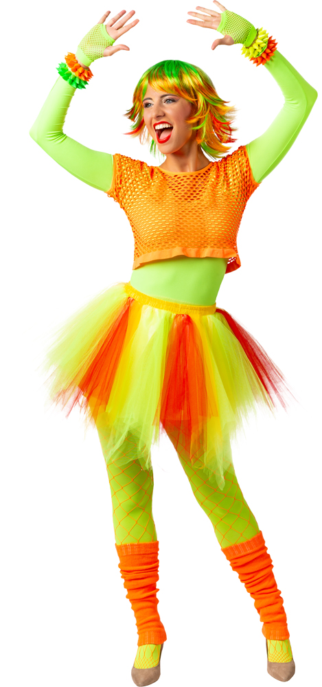 Tutu Neon gelb/orange/grün