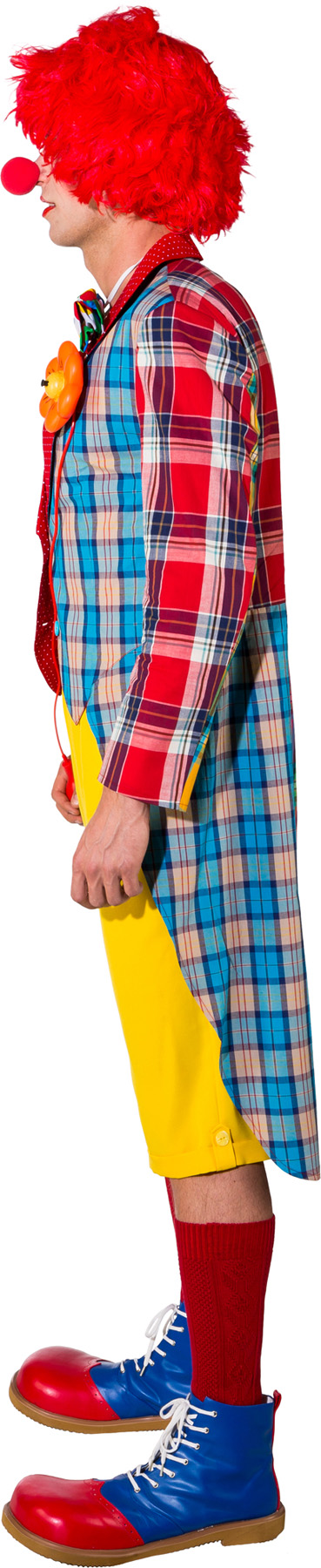 Frack Clown Herren, bunt Frack Clown Herren, bunt