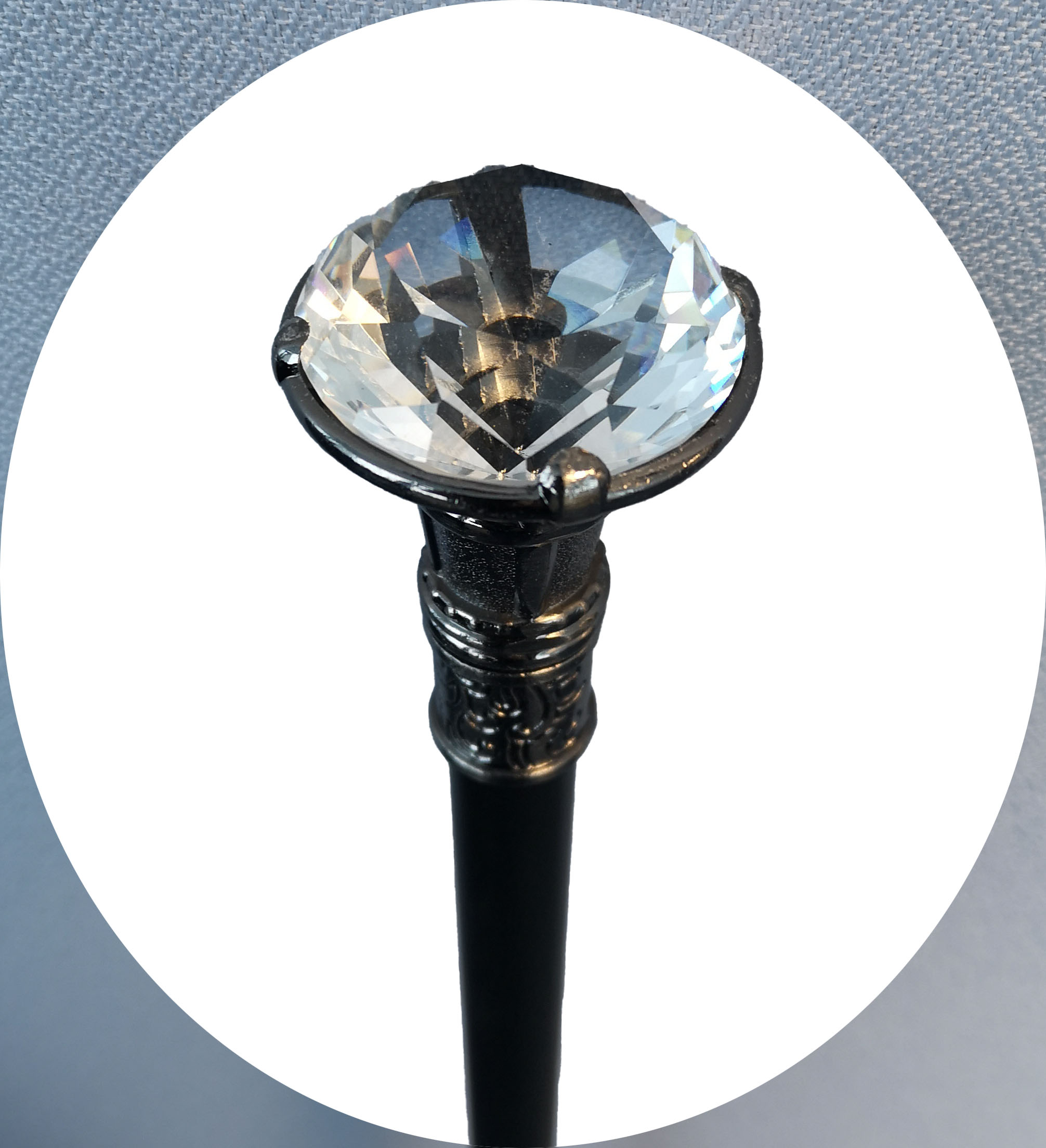 Gehstock, Knauf "Diamant"