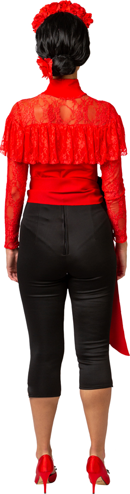 Spitzen-Body Volant, rot Spitzen-Body Volant, rot