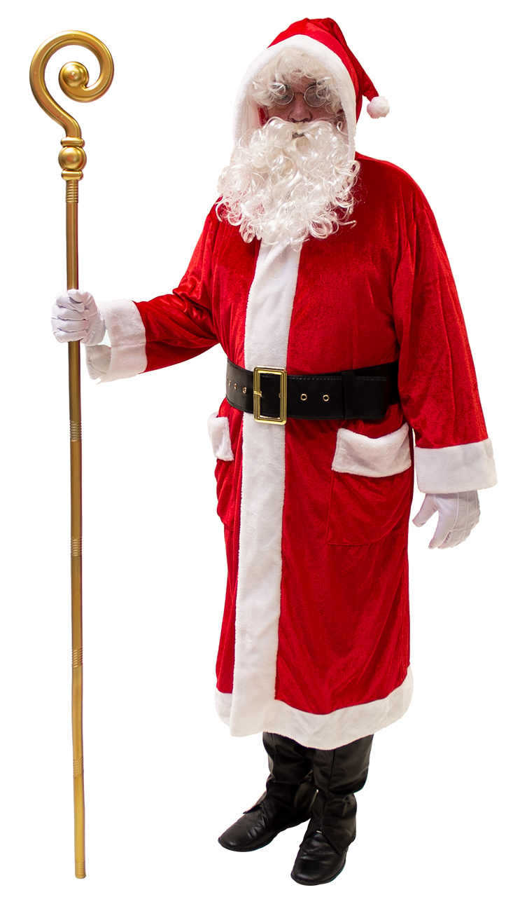 Weihnachtsmanngürtel schwarz, mit Schlaufe, 9cm breit 