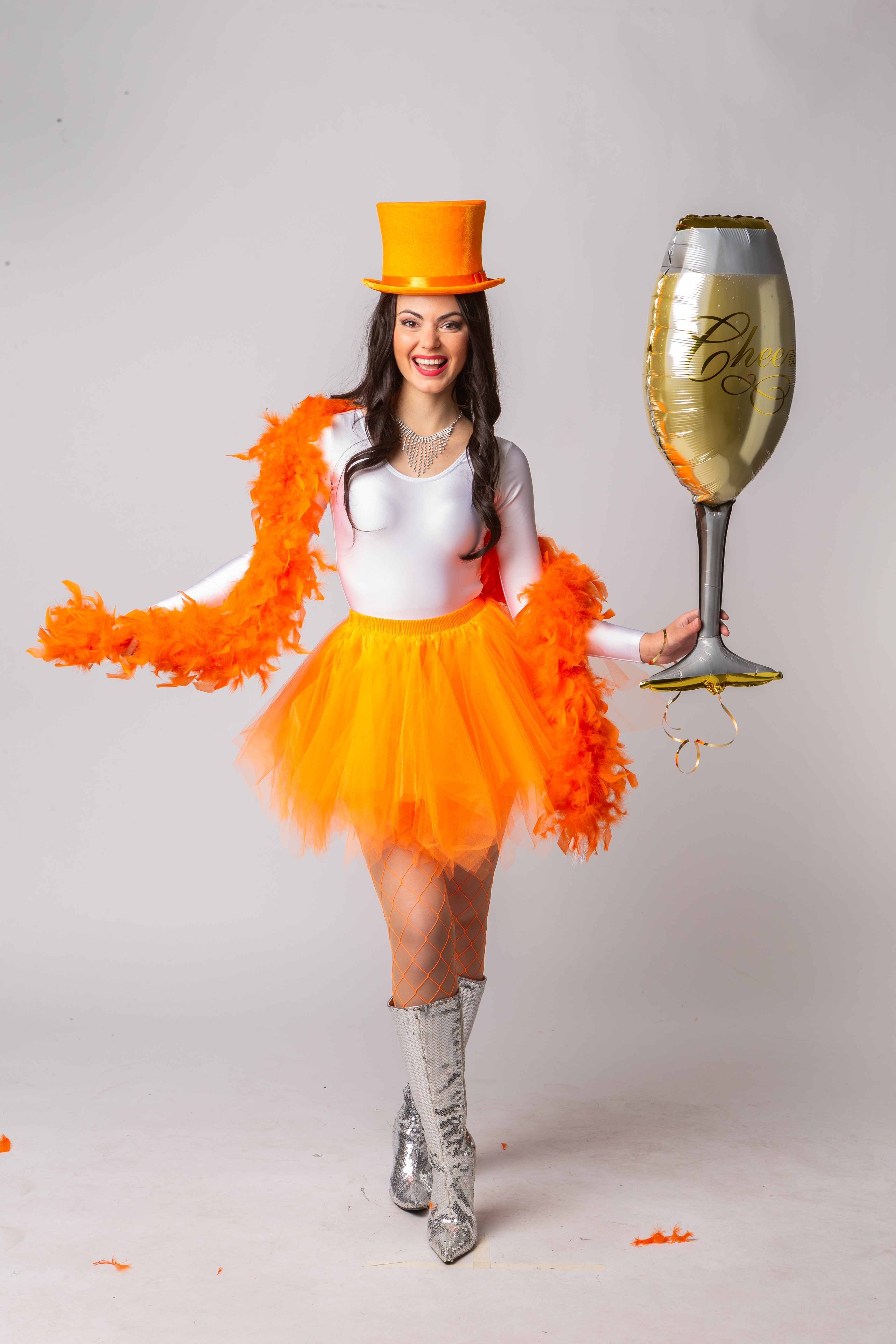 Tutu, neon orange