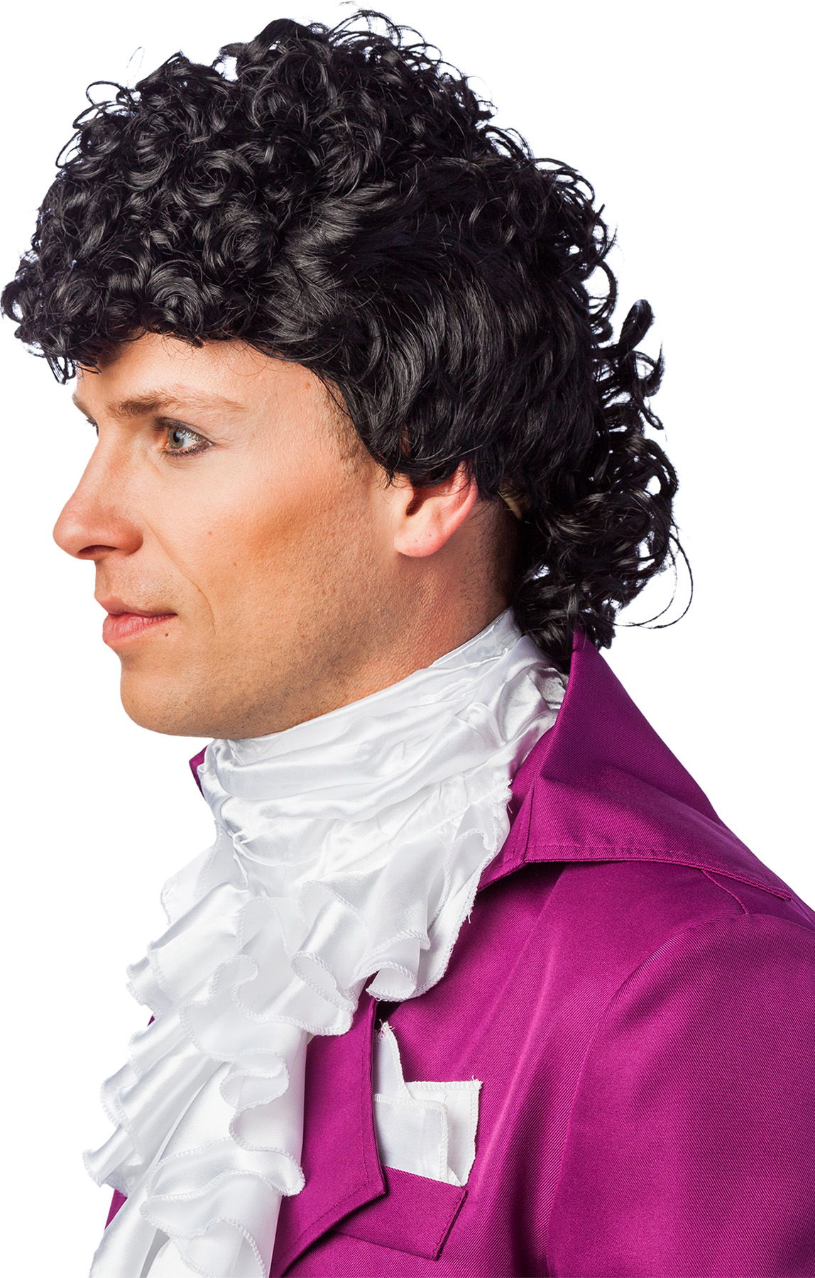 Jabot lang, weiß Jabot lang, weiß