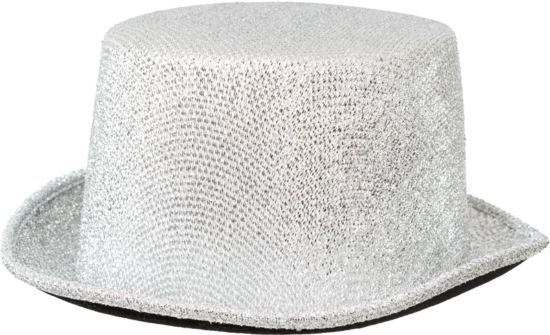 Zylinder Lurex, silber
